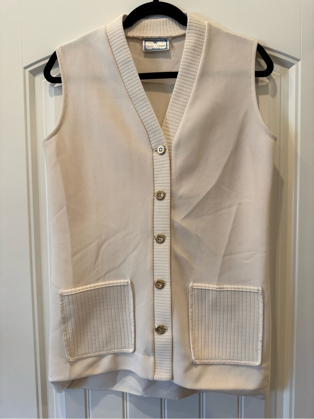 Vintage Gold Crown Vest